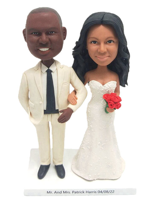 Custom wedding cake toppers Personalized From Photos